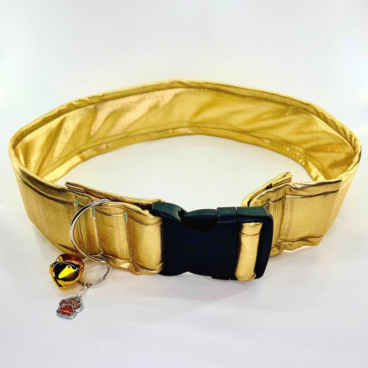 Shiny Gold Fursuit Collar