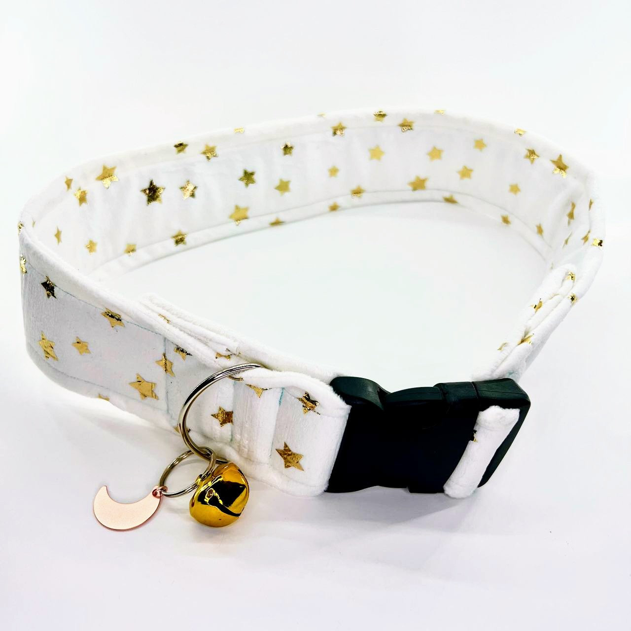 White Holographic Stars Fursuit Collar
