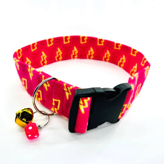 Red Lightning Bolt Fursuit Collar