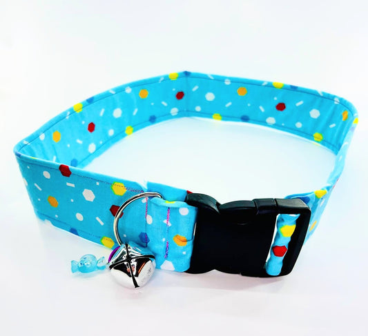 Blue Confetti Fursuit Collar