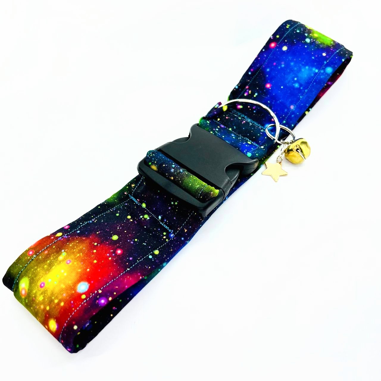 Rainbow Galaxy Fursuit Collar