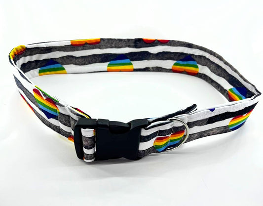 Pride Stripe Heart Fursuit Collar