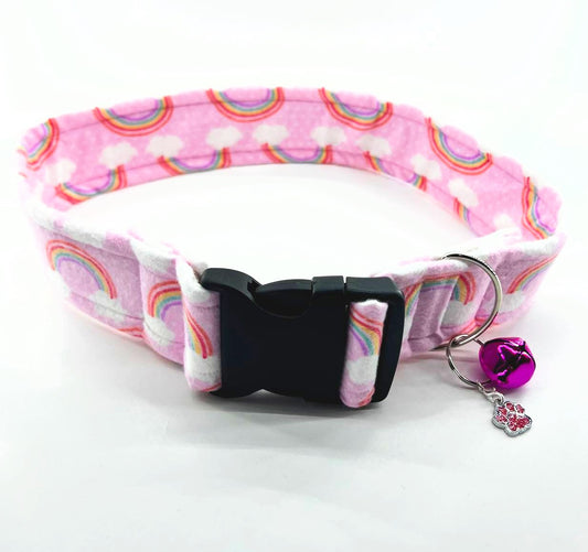 Pink Rainbows Fursuit Collar