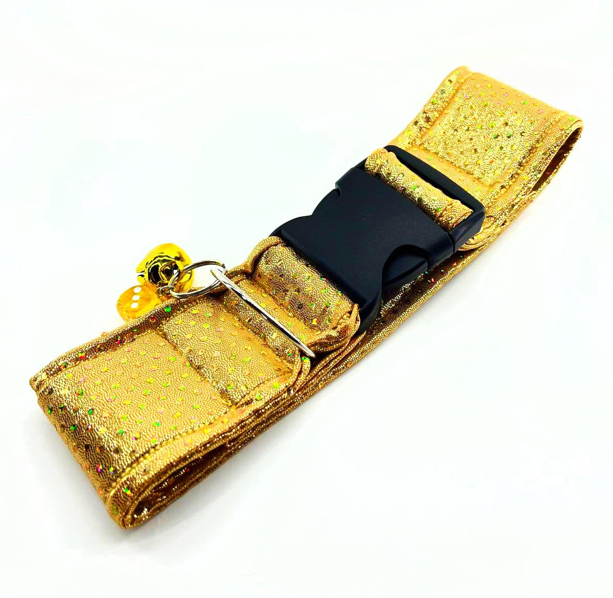Shiny Gold Disco Fursuit Collar