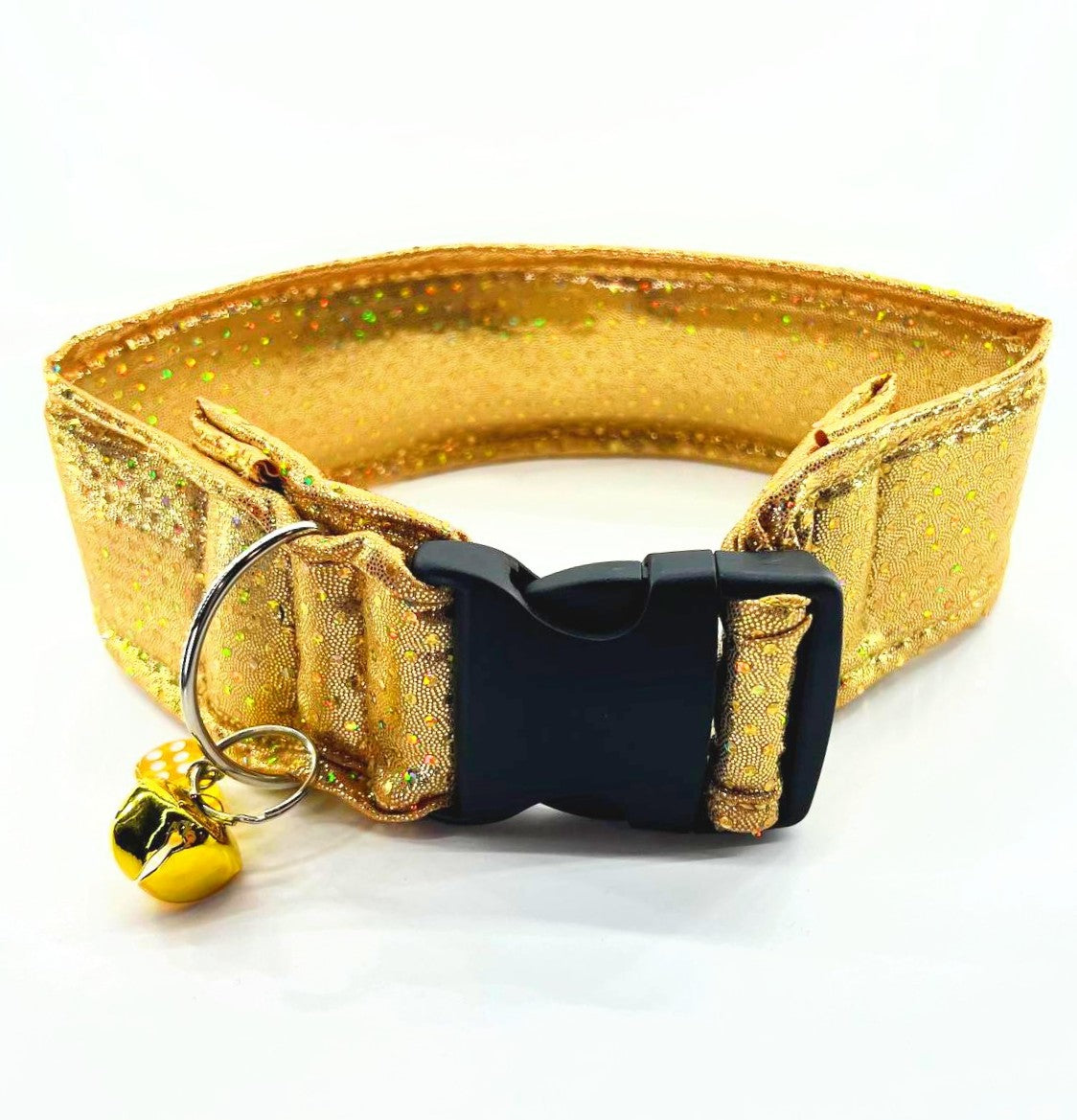 Shiny Gold Disco Fursuit Collar