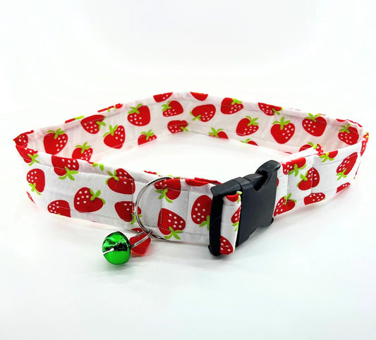 White Strawberry Fursuit Collar