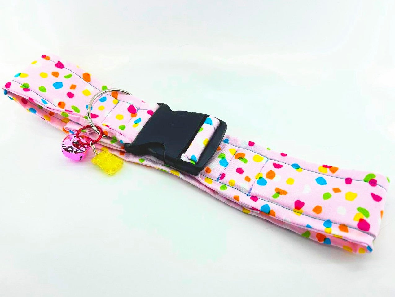 Pink Confetti Fursuit Collar